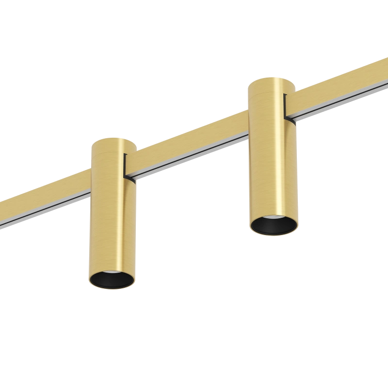 Трековый светильник Byled серия Eclipse 5W, 24V, CRI>90, 60гр., Золотой, Цвет: Теплый белый