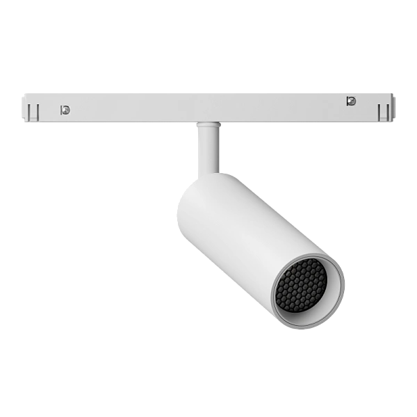 Магнитный трековый светильник Byled серия Gravity с антибликовой решеткой 12W, 48V, CRI>90, 24гр., Белый, 36мес., Цвет: Нейтральный белый