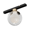 Магнитный светильник Byled серия Gravity-MG15 3W, 48V, CRI>90, 360гр., Черный+Золото, 36мес., Цвет: Теплый белый