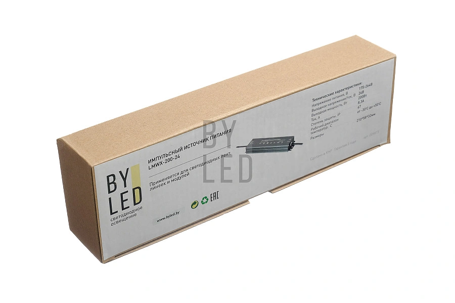 Блок питания Byled DRPX-100-24 (100W, 24V, 4.2A, 60мес.)