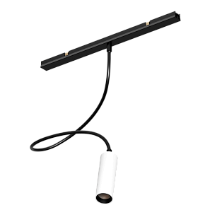 Магнитный гибкий светильник Byled серия Gravity-MG15 5W, 48V, CRI>90, 360гр., Черный+Белый, 36мес., Цвет: Нейтральный белый