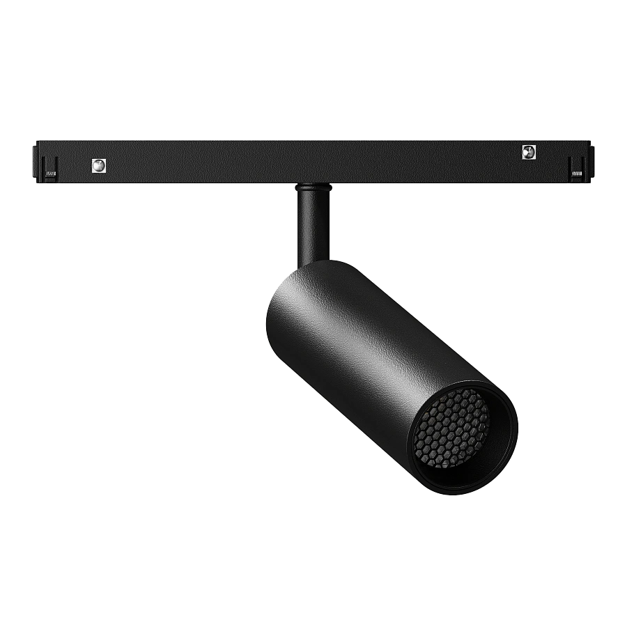 Магнитный трековый светильник Byled серия Gravity с антибликовой решеткой 12W, 48V, CRI>90, 24гр., 36мес., Цвет: Теплый белый