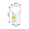 Светодиодный неон Byled PRO SMD2835, 120 LED/m, 6W/m, 230V , IP67, Цвет: Нейтральный белый