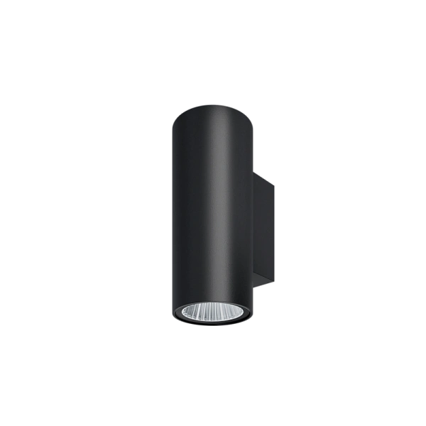 Настенный светильник Byled серия Flare TB (6+6W, 230V, CRI>80, Черный корпус, IP65, 60мес., Цвет: Теплый белый 3000K)