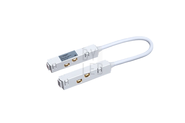 Гибкий коннектор питания двусторонний Byled серия Gravity 48V Белый Гибкий коннектор питания двусторонний Byled серия Gravity 48V Белый