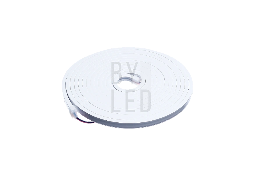 Светодиодный неон Byled SMD2835, 120 LED/m, 9.6W/m, 24V , IP67, Цвет: Теплый белый