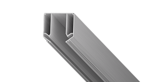 Профиль для встраивания шинопровода Gravity-MG20 в натяжной потолок облегченный