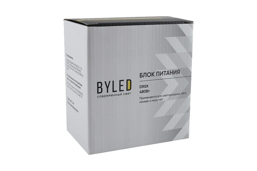 Блок питания Byled DRSX-480-24 (480W, 24V, 20A, 60мес.)