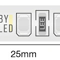 Светодиодная лента Byled Standart SMD2835, 120 LED/m, 9,6 W/m, 12V , IP65, Цвет: Красный