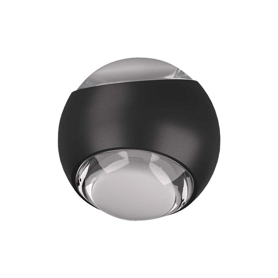Настенный светильник Byled серия Flare (10W, 230V, CRI>80, Черный корпус, Цвет: Теплый белый)