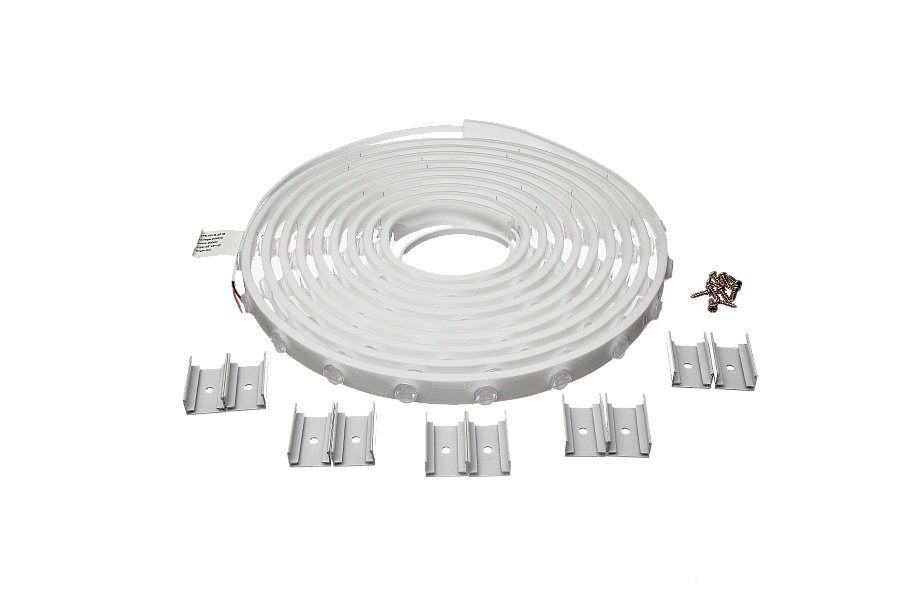 Светодиодная лента WALLWASHER Byled PRO SMD3030, 24 LED/m, 18W/m, 24V , IP67, 25*45*10гр., Цвет: Холодный белый