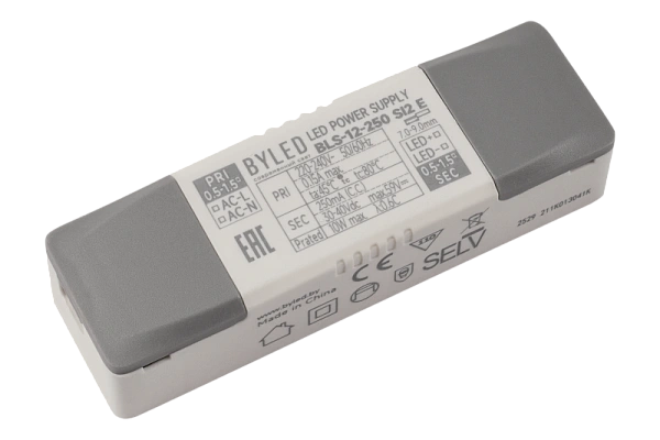 Блок питания Byled серия BLS (10W, 0.25A, 30-40V, IP20, PF>0.6, 60мес.)