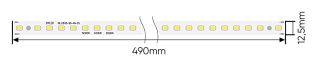 Светодиодная линейка Byled LUX серия BL SMD2835, 48LED, 7-25W, 36V, 200-700mA, IP20, CRI>90, 60мес., Цвет: Белый 5000K