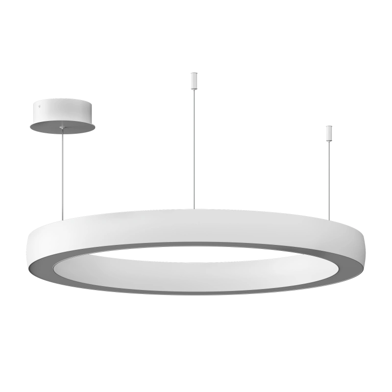 Подвесной светильник Byled серия Halo 4555 (45W, 220V, CRI>90, 600mm, Белый корпус, Цвет: Нейтральный белый)