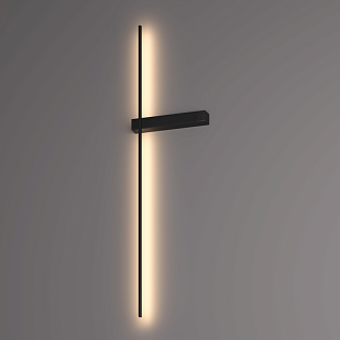 Настенный светильник Byled серия Flare правый (12W, 230V, CRI>80, Черный корпус, Цвет: Теплый белый)