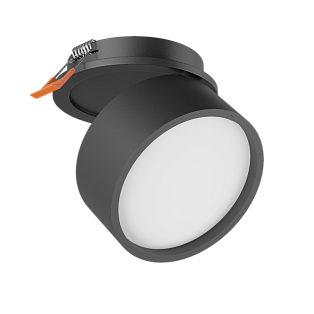 Светильник светодиодный встраиваемый Byled серия UFO-FR (12W, 220V, CRI>90, Черный корпус, Цвет: Теплый белый)