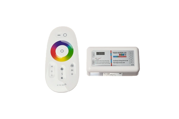 Контроллер (RGBW) с пультом Byled серия CNS (12-24v, 4CH*6A, RF, Сенсорный)