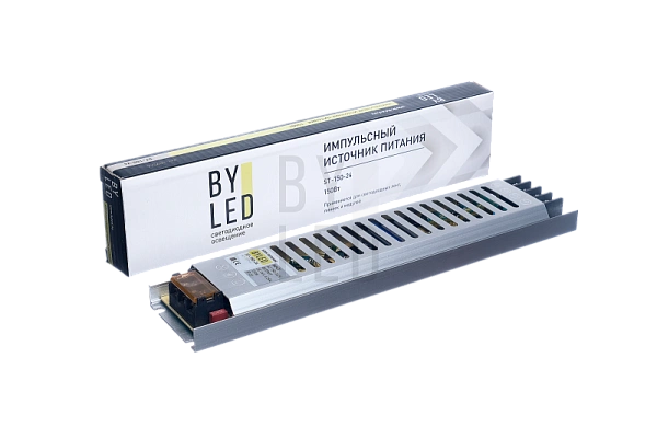 Блок питания Byled ультратонкий, 150 W, 24V