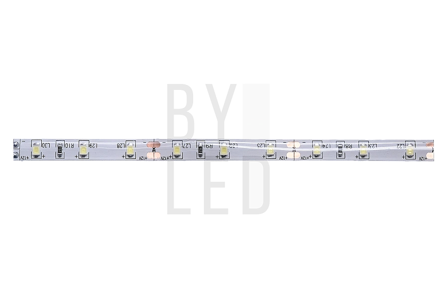 Лента светодиодная Byled Standart 2835, 60 LED/м, 4.8 Вт/м, 12В , IP65, Цвет: Холодный белый