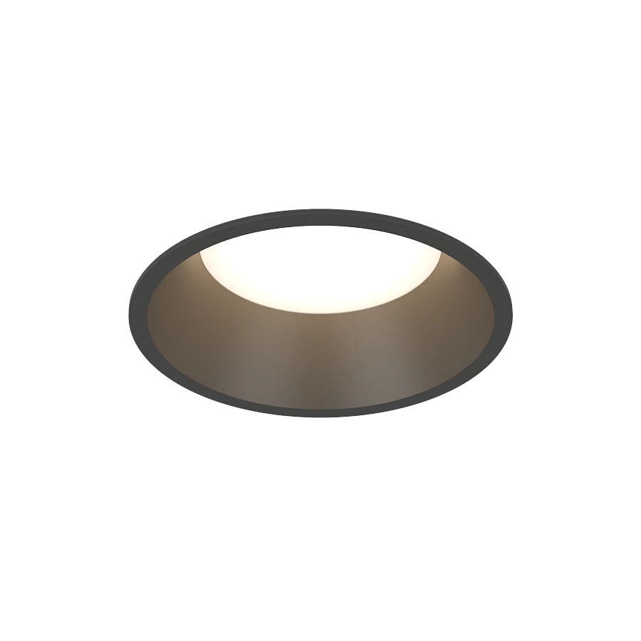 Светильник Byled серия Crater (9W, 220V, CRI>90, Черный корпус, Круг, Цвет: Нейтральный белый)