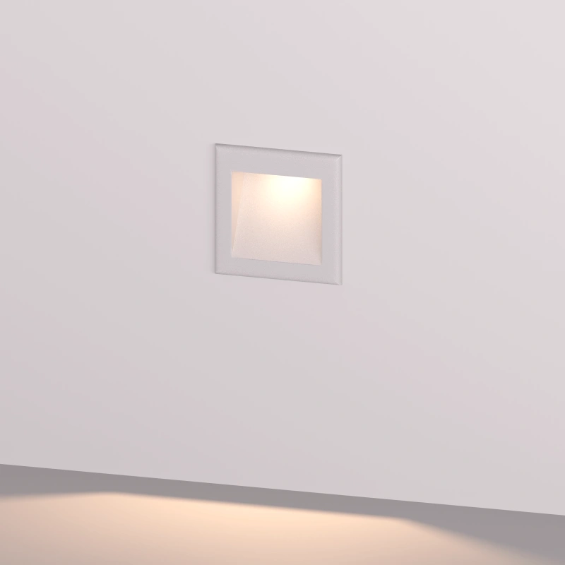 Настенный встраиваемый светильник Byled серия Flare (3W, 230V, CRI>80, Белый корпус, Цвет: Нейтральный белый)