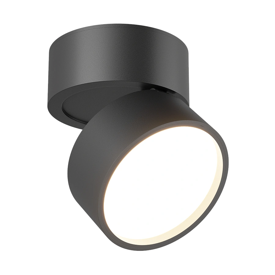 Светильник светодиодный накладной Byled серия UFO-FR (12W, 220V, CRI>90, Черный корпус, 60мес., Цвет: Нейтральный белый)