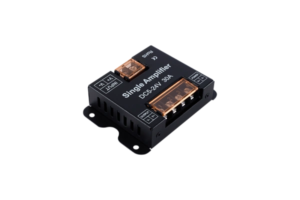 Контроллер (Усилитель мощности) одноканальный Byled серия CNS (12-24v, 1CH*30A, Черный)