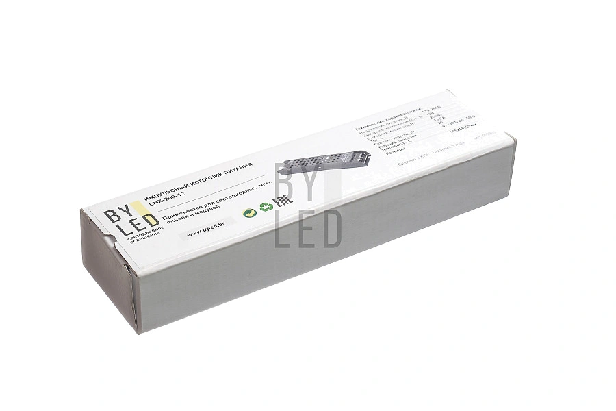 Блок питания Byled LUX для светодиодной ленты, 200Вт, 12В Блок питания Byled LUX для светодиодной ленты, 200Вт, 12В