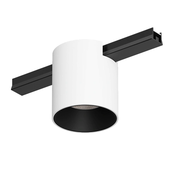 Магнитный светильник Byled серия Gravity-MG15 7W, 48V, CRI>90, 36гр., Черный+Белый, Цвет: Теплый белый