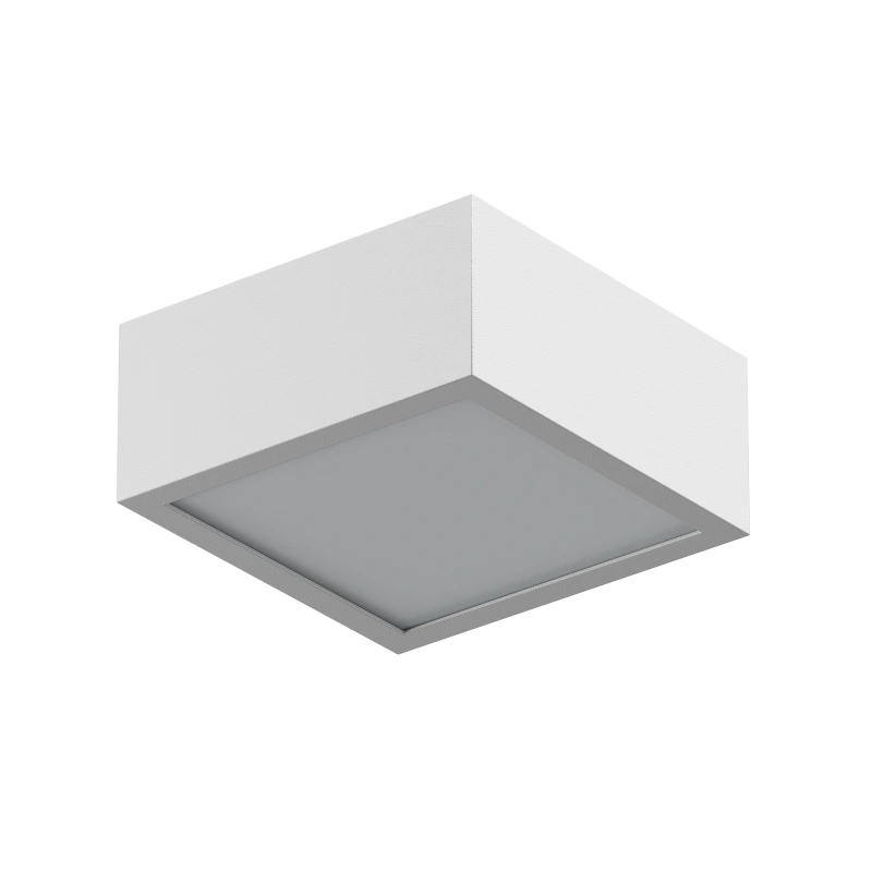 Встраиваемый светильник Byled серия Grillato (12W, 230V, CRI>90, Белый корпус, 90*90мм, 60мес., Цвет: Теплый белый 3000K)