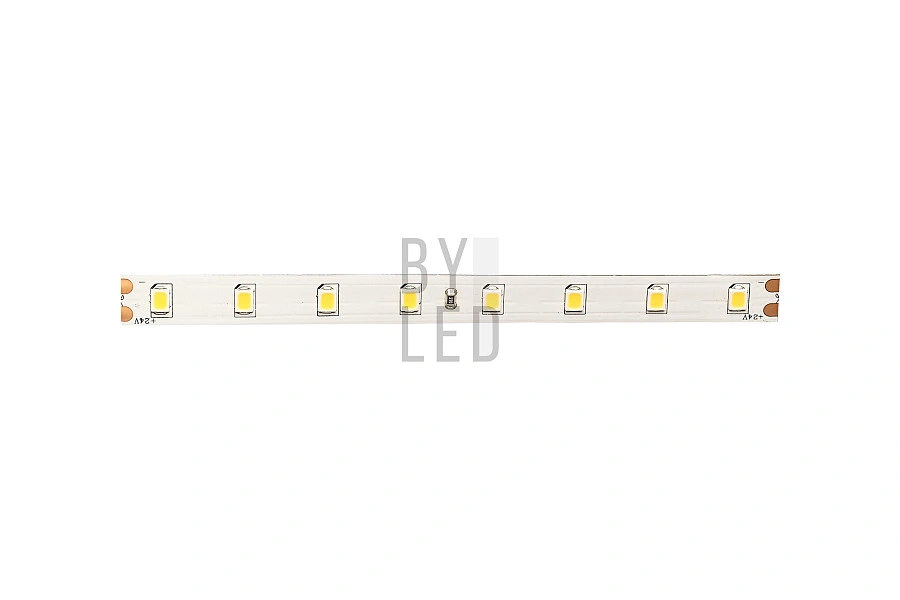 Лента светодиодная Byled PRO 2835, 80 LED/м, 7,2 Вт/м, 24В , IP20, Цвет: Теплый белый