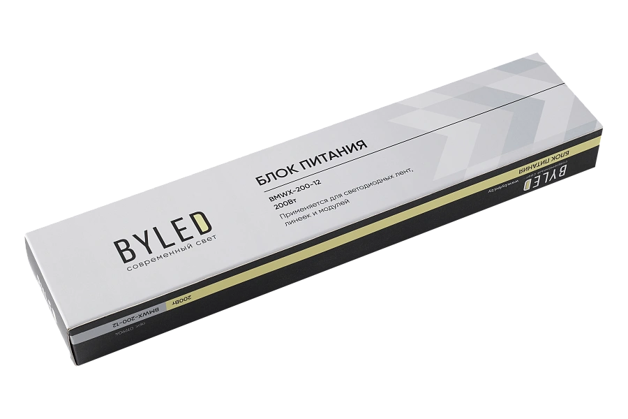 Блок питания Byled LUX BMWX (200W, 16.66A, 12V, IP67, 60мес.)