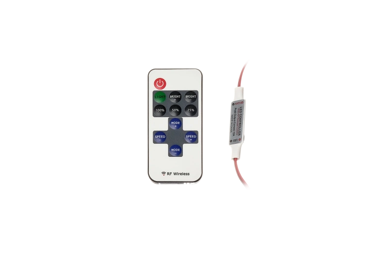 Контроллер (Диммер) с пультом Byled серия CNS (12-24v, 1CH*6A, RF, 11кн.)