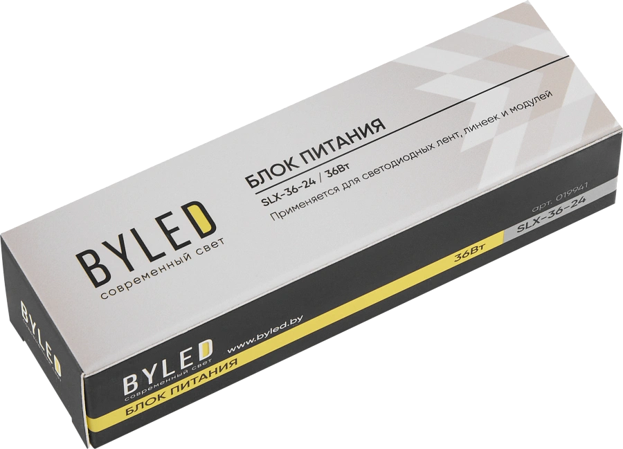 Блок питания Byled SLX-36-24 (36W, 24V, 1.5A, 60мес.)