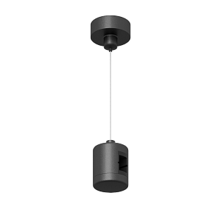 Коннектор питания прямой подвесной Byled серия ECLIPSE 24V, Черный