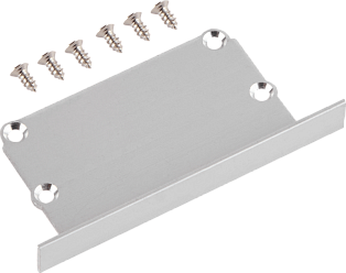 Заглушка Byled без отверстия для светодиодного профиля PR-LE-SL-6434