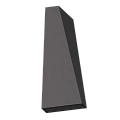 Настенный светильник Byled серия Flare MT (10W, 230V, CRI>80, Черный, Цвет: Теплый белый)