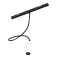 Магнитный гибкий светильник Byled серия Gravity-MG15 5W, 48V, CRI>90, 360гр., Черный+Белый, 36мес., Цвет: Теплый белый