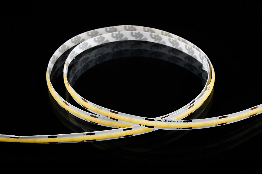 Светодиодная лента Byled Standart COB CSP Led, 320 LED/m, 5W/m, 12V , IP20, 24мес., Цвет: Холодный белый 6000K