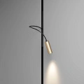 Магнитный гибкий светильник Byled серия Gravity-MG15 5W, 48V, CRI>90, 360гр., Черный+Золото, 36мес., Цвет: Теплый белый