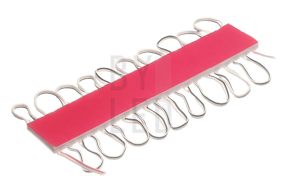 Светодиодный модуль Byled SMD2835, 0.4W, 120°, 12V, Цвет: Красный Светодиодный модуль Byled SMD2835, 0.4W, 120°, 12V, Цвет: Красный