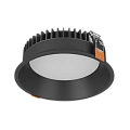 Светильник Byled серия Crater (15W, 220V, CRI>90, Черный корпус, Круг, Цвет: Теплый белый)