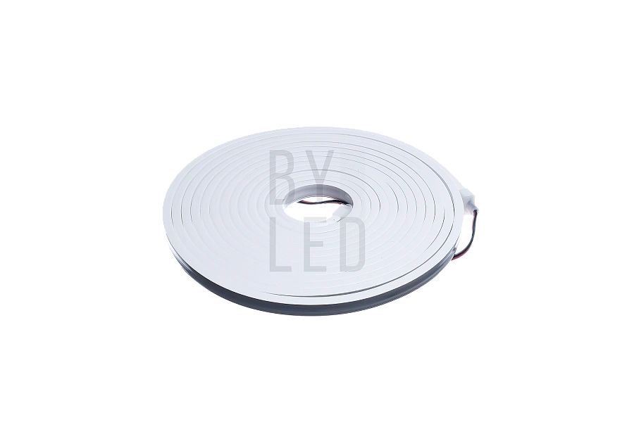 Светодиодный неон Byled SMD2835, 120 LED/m, 9.6W/m, 24V , IP67, Цвет: Красный