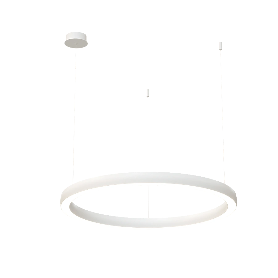 Подвесной светильник Byled серия Halo 4555 (48W, 220V, CRI>90, 900mm, Белый корпус, Цвет: Нейтральный белый)