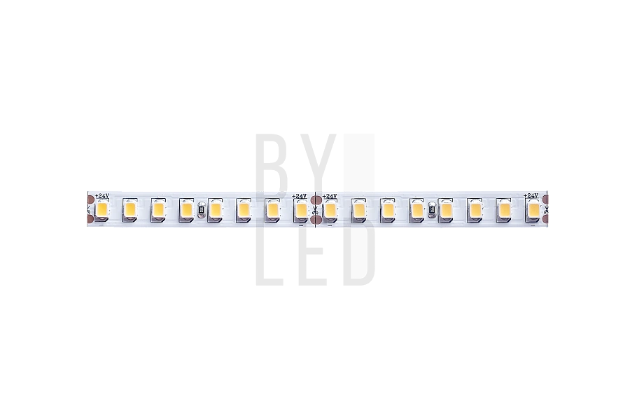 Лента светодиодная Byled PRO 2835, 160 LED/м, 14,4 Вт/м, 24В , IP20, Цвет: Теплый белый