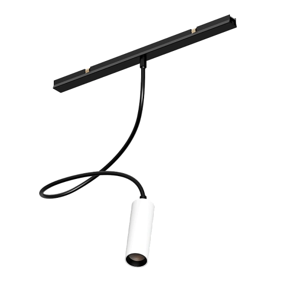 Магнитный гибкий светильник Byled серия Gravity-MG15 5W, 48V, CRI>90, 360гр., Черный+Белый, 36мес., Цвет: Теплый белый