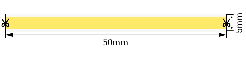 Светодиодная лента Byled LUX COB CSP Led, 480 LED/m, 10W/m, 24V , IP20, 5mm, 84мес., Цвет: Теплый белый 2700K