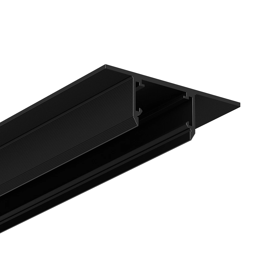 Соеденитель угловой закругленный внешний под ГКЛ Byled серия Gravity-MG15 48v, Черный