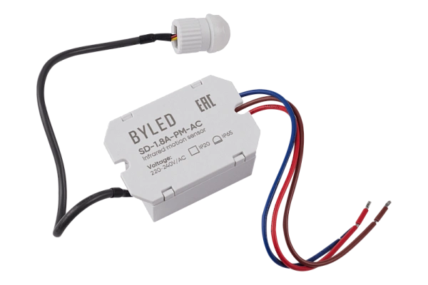 Датчик на движение встраиваемый в профиль Byled серия OneX Lux (220-240V, 1,8A, PIR)