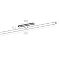 Магнитный светильник поворотный Byled серия Gravity-MG15 6W, 48V, CRI>90, 360гр., Цвет: Теплый белый